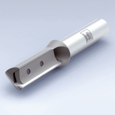 Grooving router cutter in turnblade design, Z 1, without plunging tip