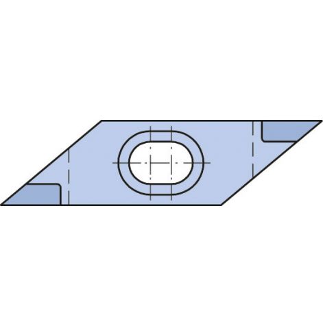 Turnblade knife Rhomboid